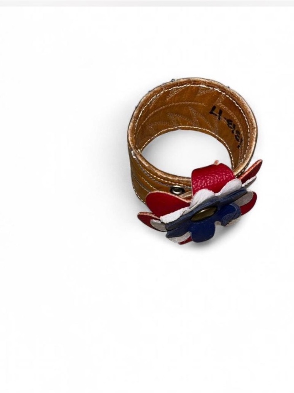 Salvage West Upcycled Leather Bracelet